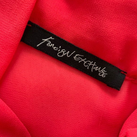 Tangerine Chiffon Top - Picture 3 of 3